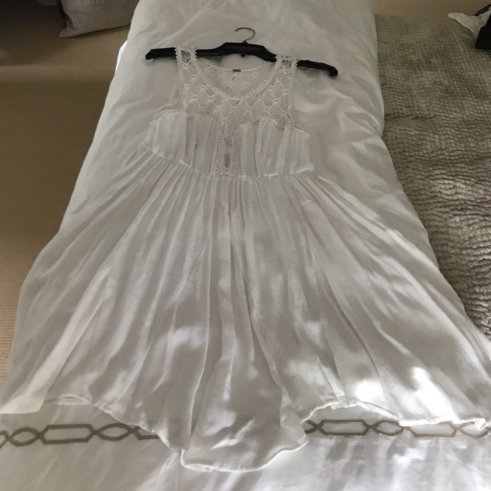 Free People lace bodice boho dress